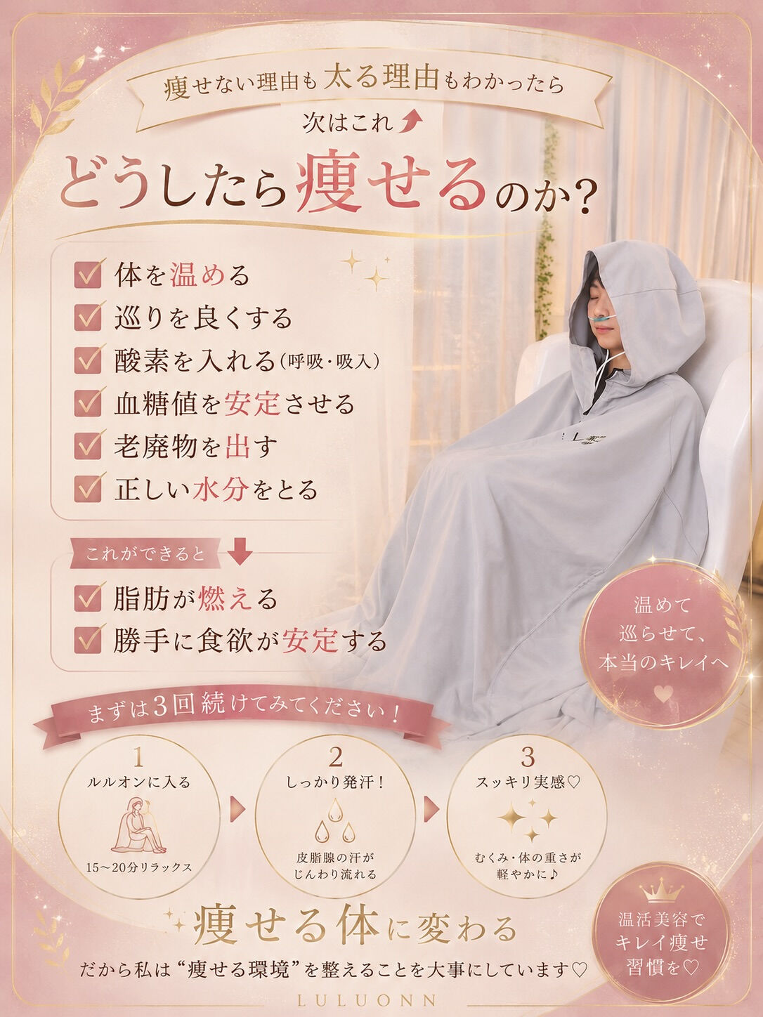 痩せない理由も、